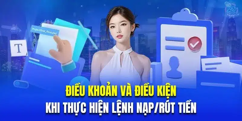 Điều khoản và điều kiện khi thực hiện lệnh nạp/rút tiền